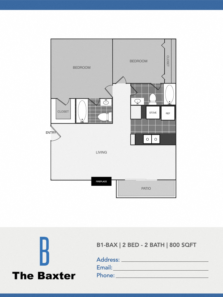 The Baxter B1 Floor Plan